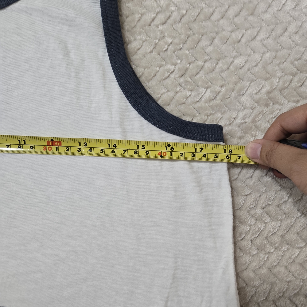 Denim & Supply Ralph Lauren Shirt Mens Small White Sleeveless USA Logo - Picture 2 of 5